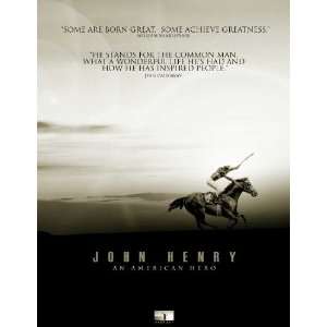  John Henry: A Steel Driving Race Horse Movie Poster (11 x 