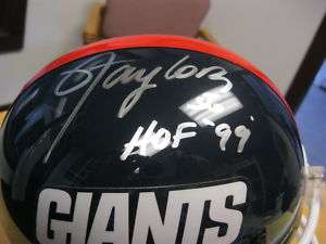 Lawrence Taylor SIGNED FULL SIZE REPLICA HELMET Giants  