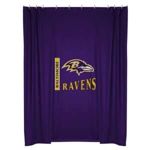 Baltimore Ravens NFL Locker Room Collection Shower Curtain by Sports 