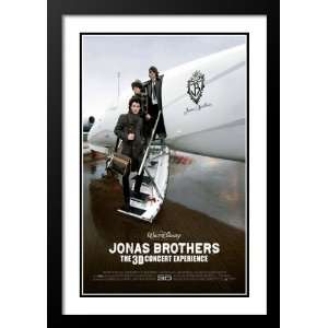  Jonas Brothers 3 D Concert Framed and Double Matted 32x45 