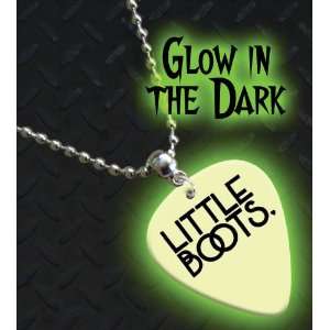  Little Boots Glow In The Dark Premium Guitar Pick Necklace 