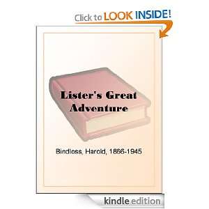  Listers Great Adventure eBook Harold Bindloss Kindle 