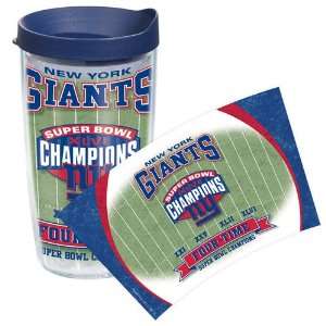 NFL Tervis Tumbler New York Giants Super Bowl XLVI Champions 4 Time 