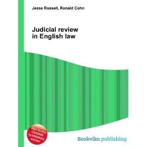 Judicial review in English law