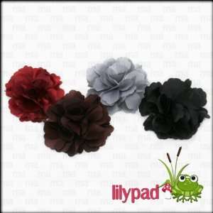  Lilypad Brand  Camillia Hair Flower and Brooch, CLASSIC 4 