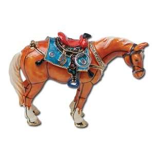 Just Released Trail of The Painted Ponies Happy Trails Horse Crystal 
