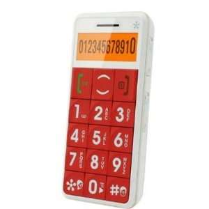  New Just5 J509 Cellular Phone Bar Red Passive Matrix Stn 1 