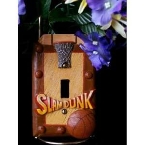  Light Switch Cover Single   Basketball