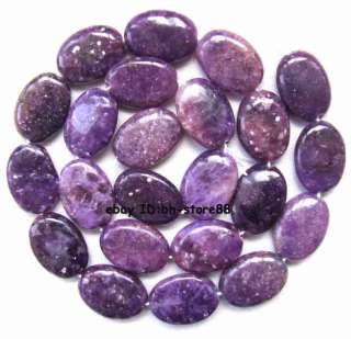 13x18mm natural Kunzite flat oval gemstone Beads 15  