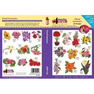  Floral Fantasies Embroidery Designs by Lennie Honcoop for 