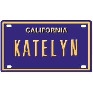  Katelyn Mini Personalized California License Plate 