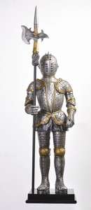 Suit of Armor Halberdier Knight of Canterbury Large Statue Fine Home 