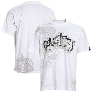  Cleveland Cavaliers White Zeplin T shirt: Sports 
