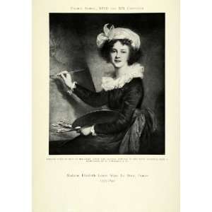  1905 Print Portrait Artist Elisabeth Louise Vigee Le Brun 