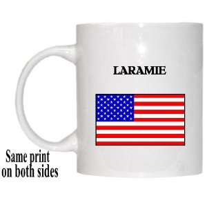  US Flag   Laramie, Wyoming (WY) Mug 