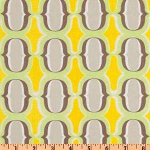  44 Wide Kitchy Kitchen Quatrefoil Yellow Fabric By The 