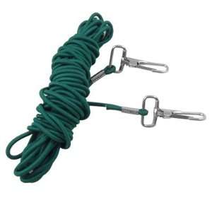 Como Metal Double Hook 6.2M 20.3Ft Fishing Stretchy Rope Green  