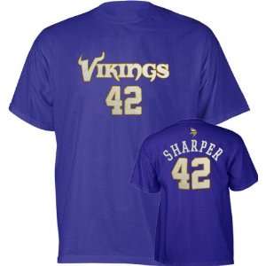 Darren Sharper Reebok Name and Number Minnesota Vikings T Shirt