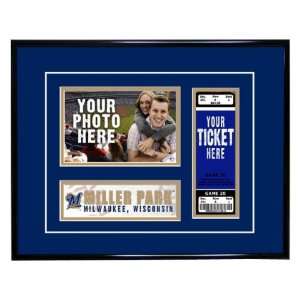  Milwaukee Brewers Game Day Ticket Frame: Sports & Outdoors