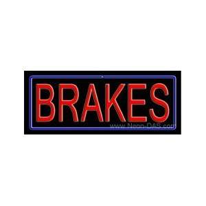  Brakes Outdoor Neon Sign 13 x 32