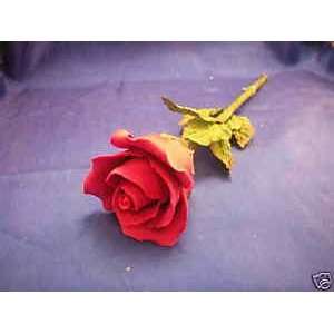   Victoria Garden Long Stem Handcrafted Red Rose Soap 