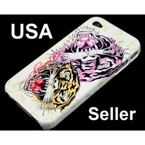  iPhone 4 4G New Snap on Hard Leatherized Cover Case Ed 