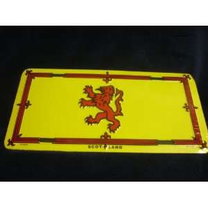    Car Licence Plate : Scottish Royal Standard Flag: Everything Else