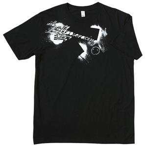  Moose Racing Spray Paint T Shirt   Medium/Black 