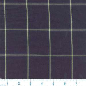   Large Windowpane Navy Fabric By The Yard: Arts, Crafts & Sewing