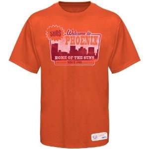 Sportiqe ESPN Phoenix Suns Orange Billboard Distressed Premium T shirt 