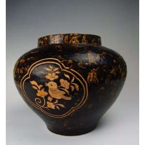  Hawksbill Glazing Porcelain Pot, Chinese Antique Porcelain, Pottery 