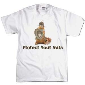  New Arundale Protect Your Nuts T Shirt Sm The Nifty Tees 