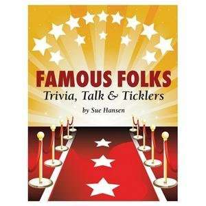  S&S Worldwide Famous Folks Trivia Book