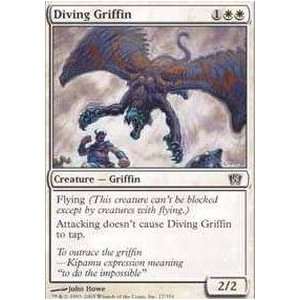   Magic the Gathering   Diving Griffin   Eighth Edition Toys & Games
