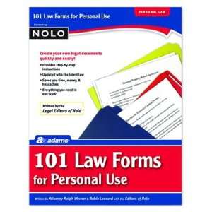  ABFBK407   101 Law Forms for Personal Use
