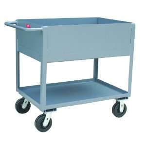   Lipped Top shelf Two Shelf Cart, 2400 Pound Capacity: Home Improvement