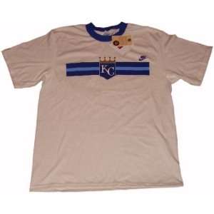   Kansas City Royals Nike Contrast White T Shirt (M): Sports & Outdoors