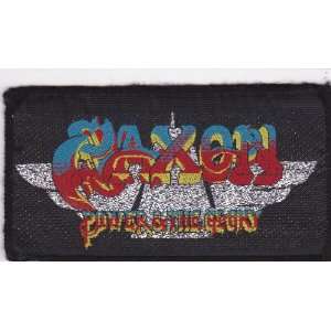  Saxon Rock Music Patch   Power and the Glory Everything 