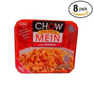 Nissin Chow Mein Q&E Shrimp, 4 Ounce Units (Pack of 8)  