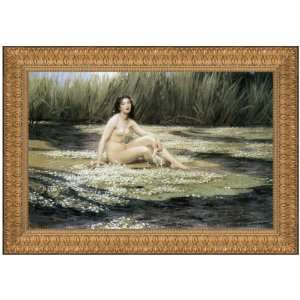  The Water Nymph, 1908, Canvas Replica Painting Small 