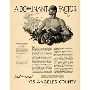  1930 Ad Los Angeles County California Pacific Commerce 
