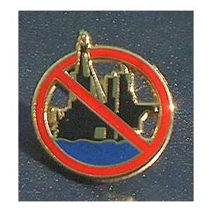  Stop Offshore Drilling Lapel Pin 
