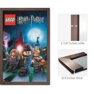   Framed Lego Harry Potter Poster Video Game Fr 6096: Home & Kitchen