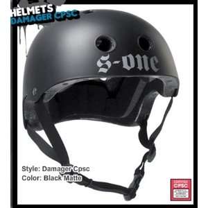  S One Damager CPSC Black Matte helmet JUNIOR SIZED   large 