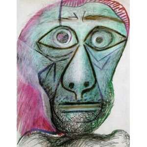  12X16 inch Picasso Oablo Self Portrait 1972 Canvas Art 