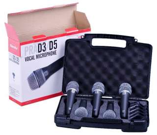 Superlux PRA D5 Five Pack Professional Microphones D1  