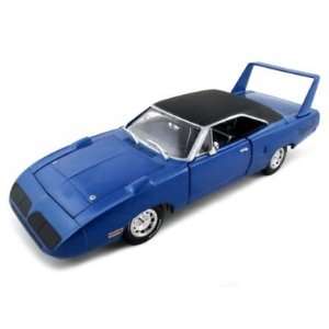   Car Model 1/24 Blue Die Cast Car by Johnny Lightning: Toys & Games