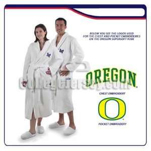  Oregon Ducks Terry Cloth Robe Memorabilia. Sports 