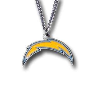  San Diego Chargers NFL Team Logo Necklace: Sports 