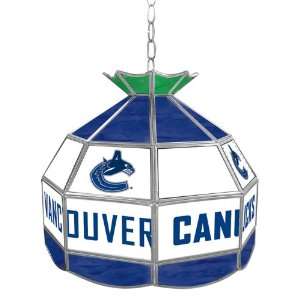  NHL Vancouver Canucks Stained Glass Tiffany Lamp   16 inch 